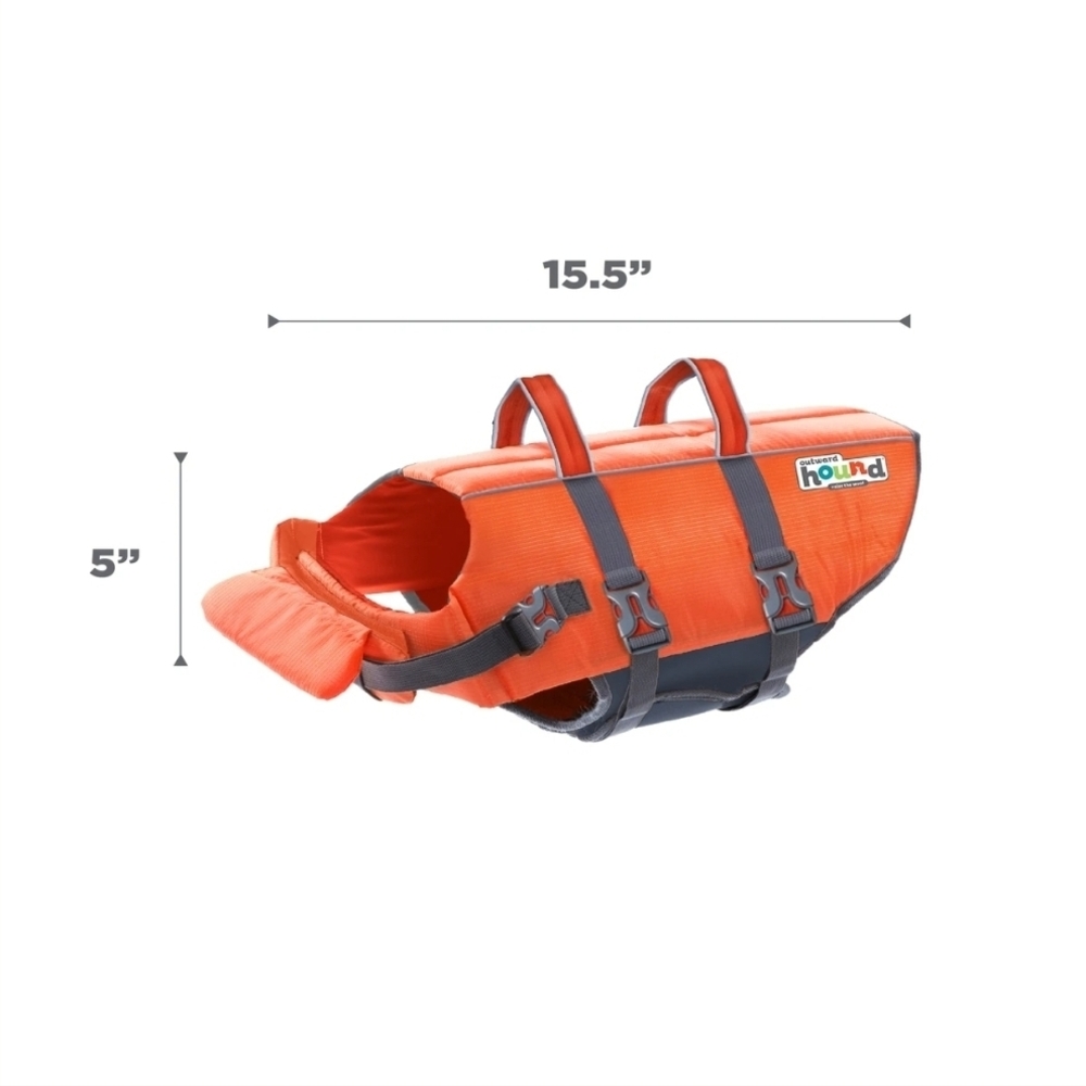 Outward Hound Orange Life Jacket Medium